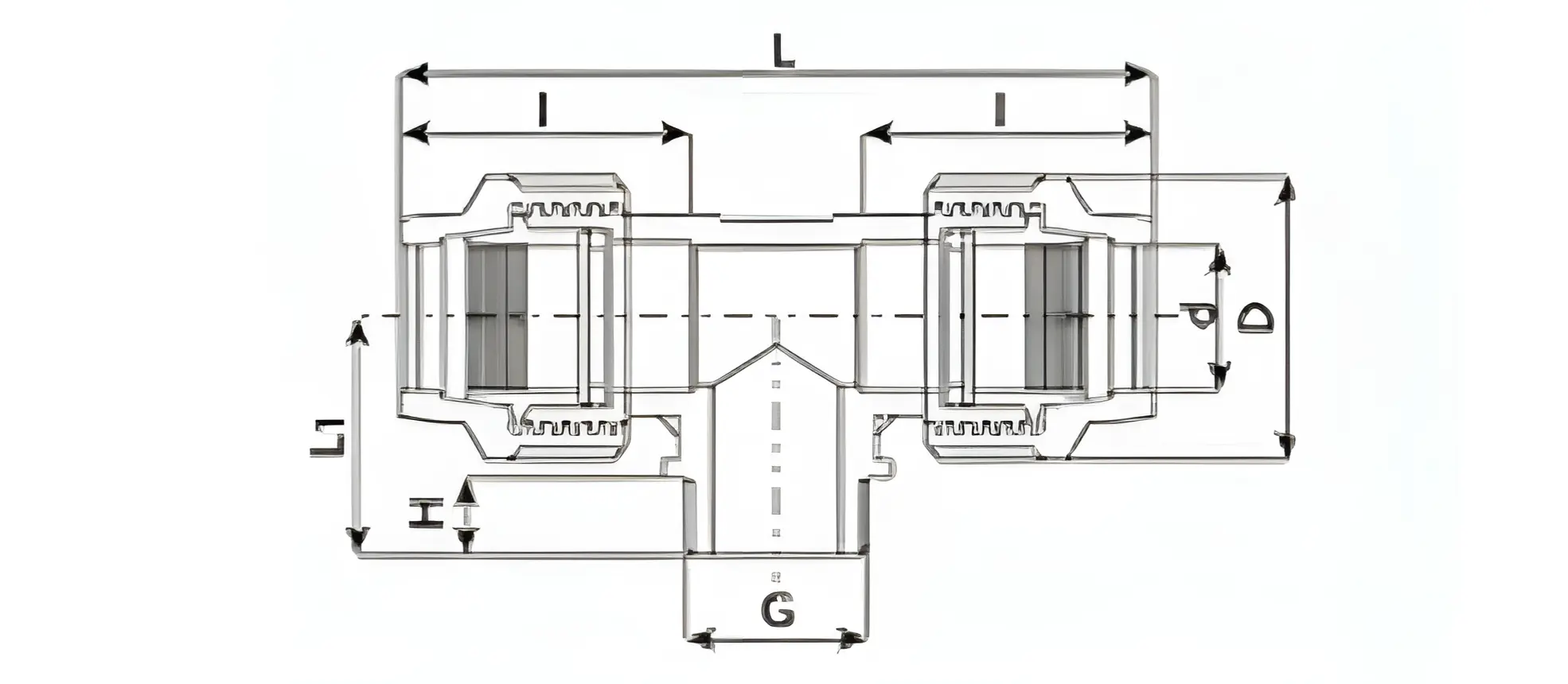 Polyprpylene Compression 90 Degree Male Threaded Tee Map
